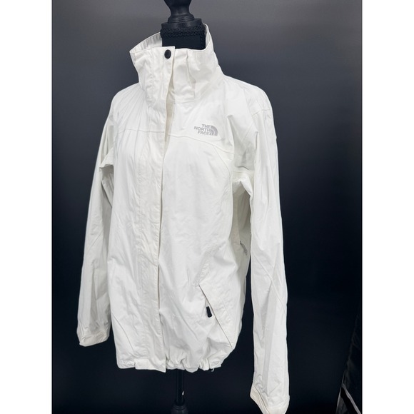 The North Face Jackets & Blazers - The North Face HyVent Jacket Womens S White Good Waterproof Hooded Rain Coat